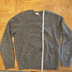 Brooks Brother Men's Gray Wool Sweater - Medium